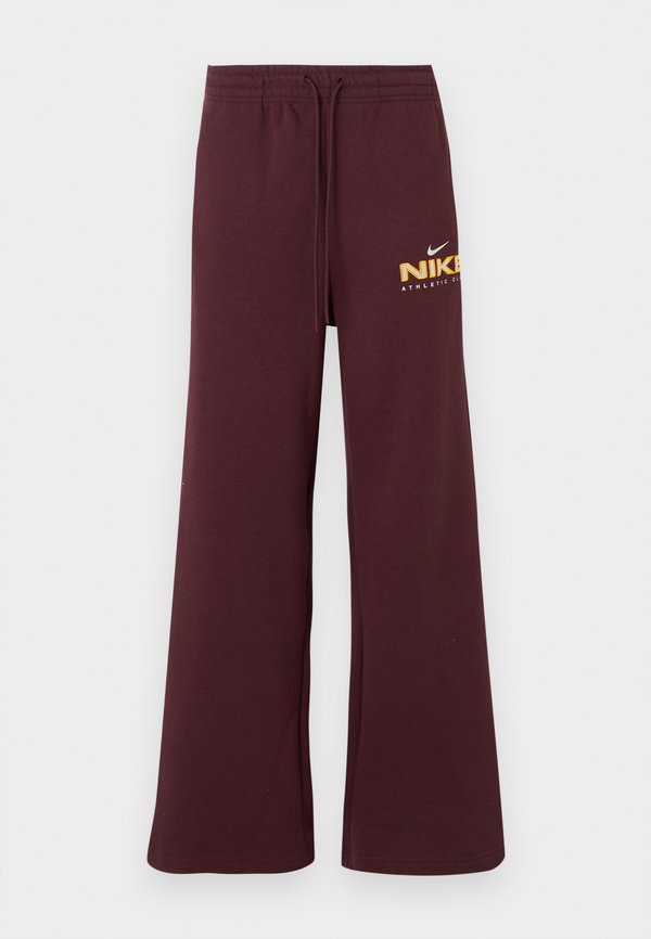 Nike Sportswear PANT WIDE - Tracksuit bottoms - burgundy crush