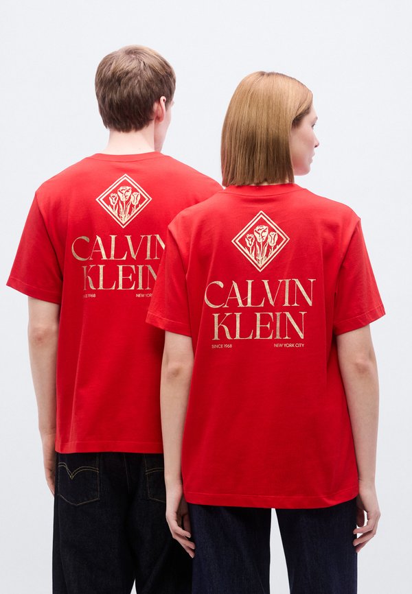 Calvin Klein Jeans 20S ROSES GRAPHIC TEE UNISEX
