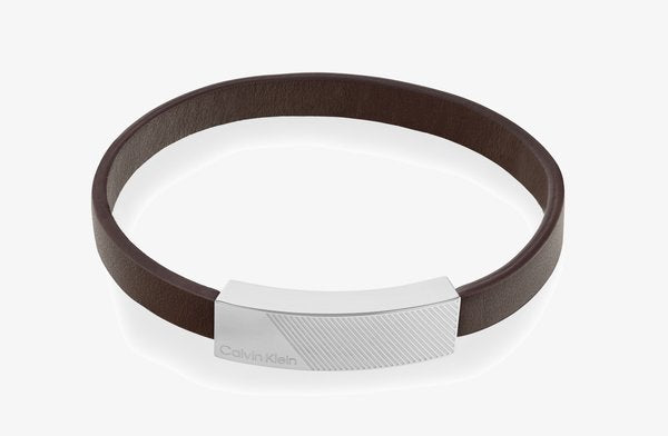 Calvin Klein Bracelet - brown/ silver-coloured