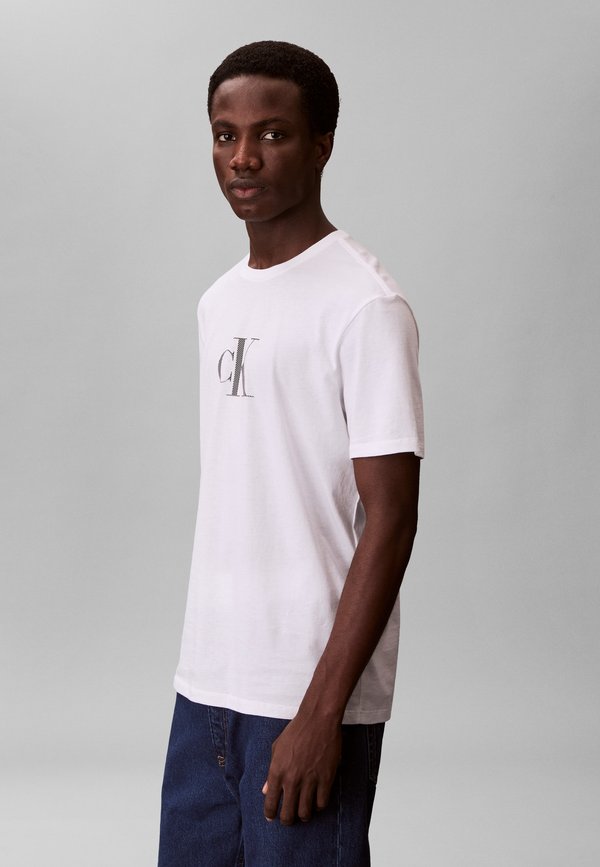 Calvin Klein DISTRESS MONOGRAM GRAPHIC TEE
