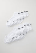 Puma QUARTER PLAIN UNISEX 9 PACK - Sports socks - white