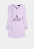 IN THE STYLE V NECK CUT OUT MINI WEDDING GUEST