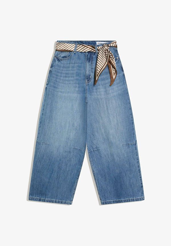 Bershka Wide Leg - light blue