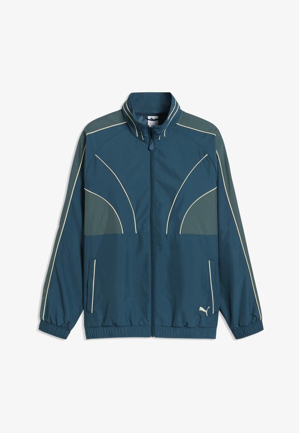 Puma T7 RELAXED GEWEBTE TRAININGSJACKE - Training jacket - midnight petrol