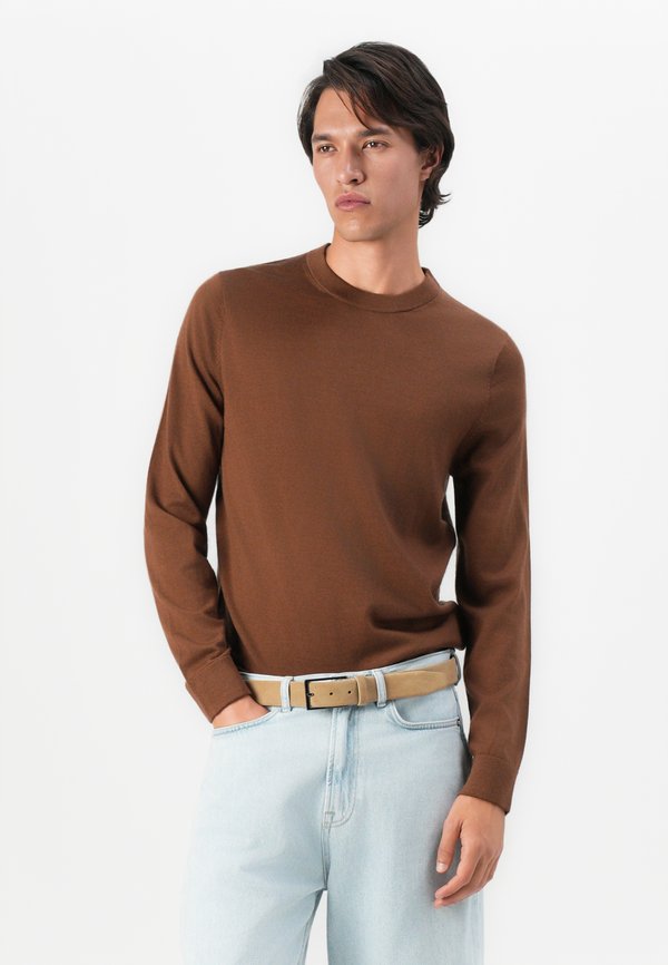 Selected SLMTRAY LS KNIT MERINO CREW NECK NOOS