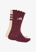 adidas Sportswear ADIDAS SPORTSWEAR GLOW SOCK 2 PACK UNISEX - Socks - crystal linen   maroon