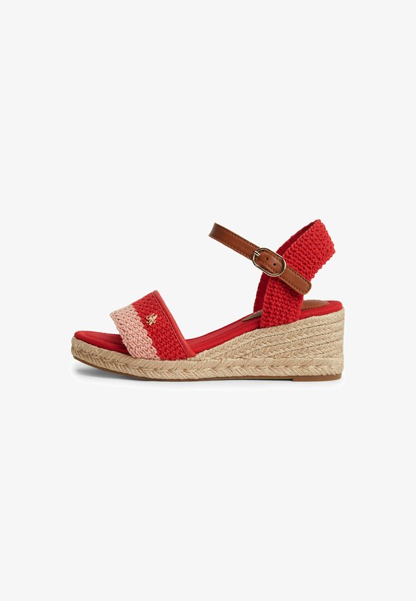Tommy Hilfiger High heeled sandals - ornamental red