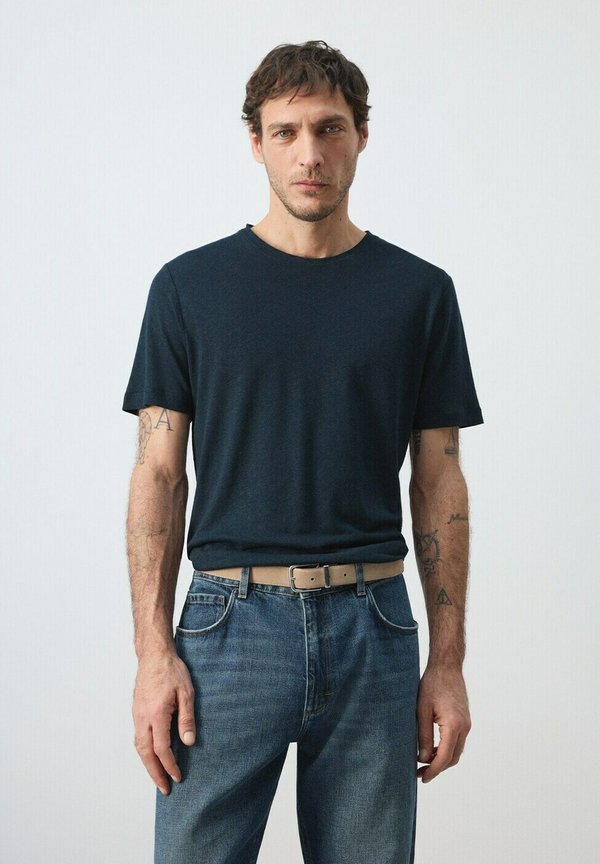Mango Basic T-shirt - royal blue