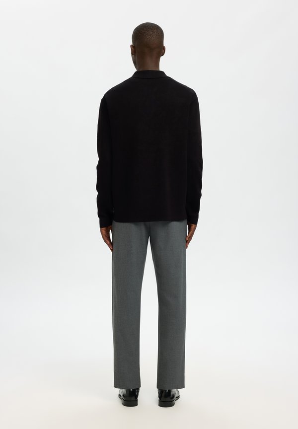 Selected SLHTELLER FN RELAXED HALF ZIP POLO NOOS
