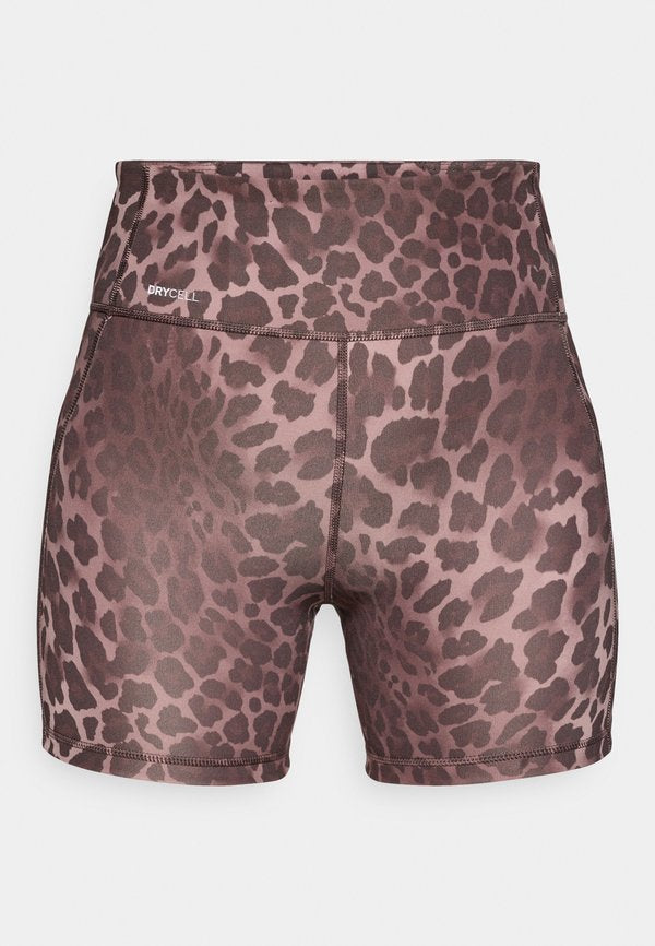 Puma TAD ESSENTIAL SPOTTED HAZE SHORT TIGHT - Leggings - chocolate brown