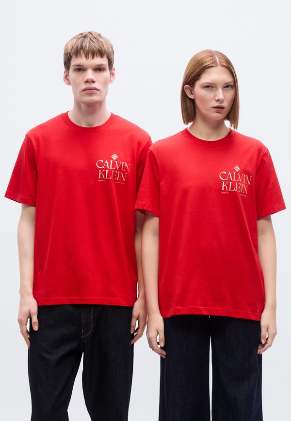Calvin Klein Jeans 20S ROSES GRAPHIC TEE UNISEX