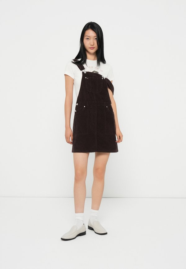 Tommy Jeans SCRIPT DUNGAREES DRESS