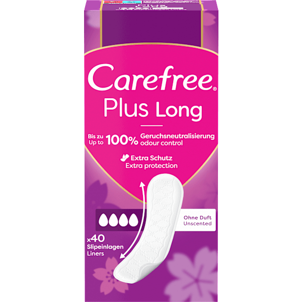 Slipeinlage Plus Long ohne Duft Carefree