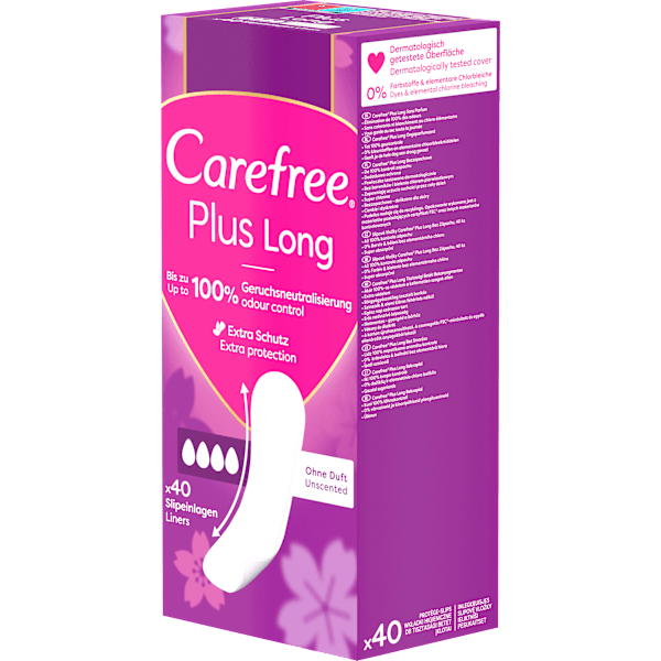 Slipeinlage Plus Long ohne Duft Carefree