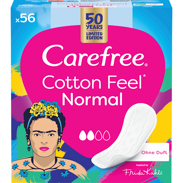 Slipeinlagen Cotton Feel Normal ohne Duft Carefree
