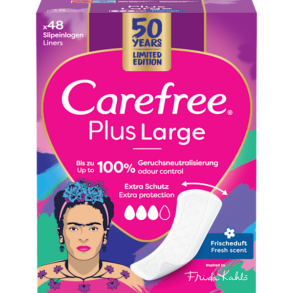 Slipeinlagen Plus Large mit Frischeduft Carefree