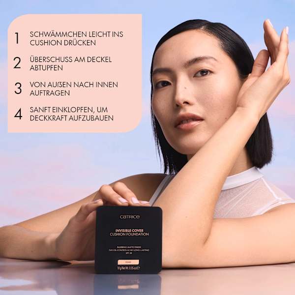 Foundation Cushion Invisible Cover 024N CATRICE