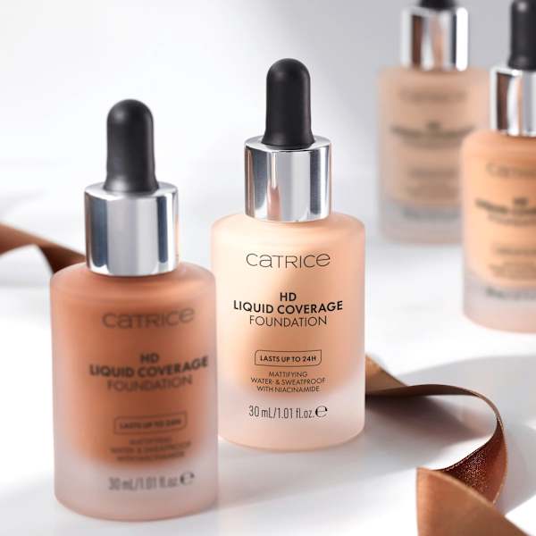 Foundation Liquid HD Coverage Waterproof 035 Natural Beige CATRICE