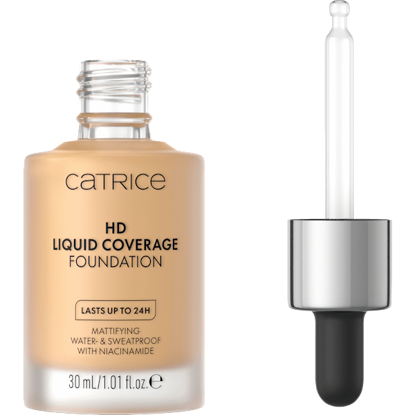 Foundation Liquid HD Coverage Waterproof 035 Natural Beige CATRICE