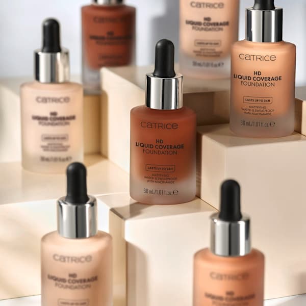 Foundation Liquid HD Coverage Waterproof 035 Natural Beige CATRICE