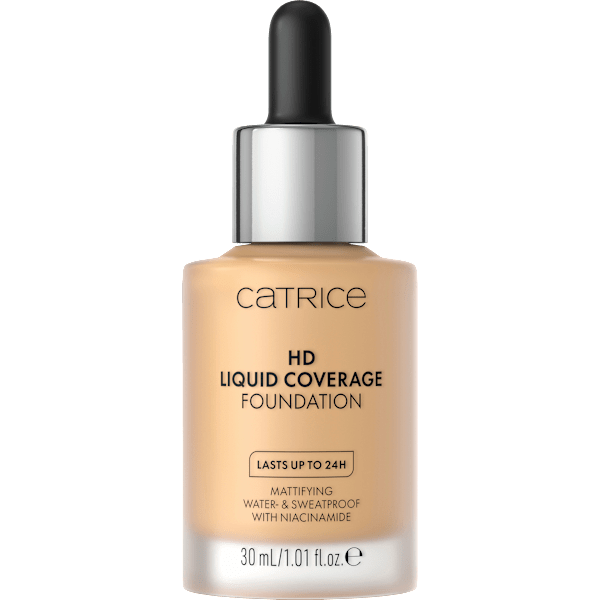 Foundation Liquid HD Coverage Waterproof 035 Natural Beige CATRICE