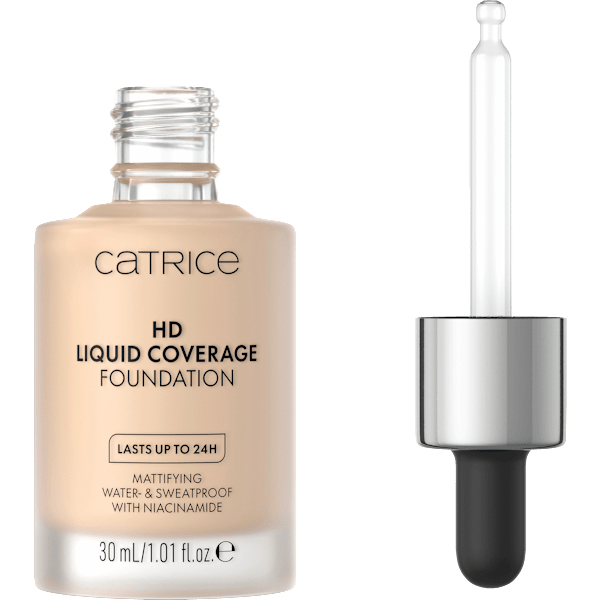 Foundation Liquid HD Coverage Waterproof 10 Light Beige CATRICE