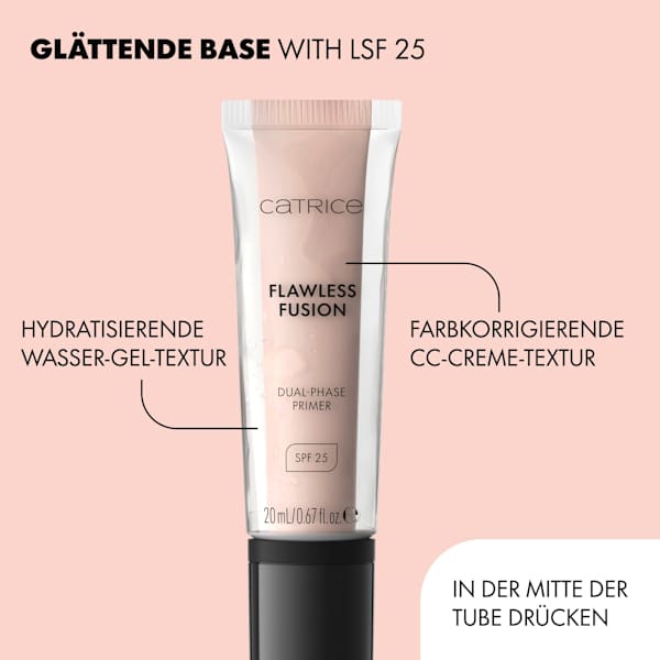 Primer Flawless Fusion Dual-Phase 010 Smooth Radiance, LSF 25 CATRICE