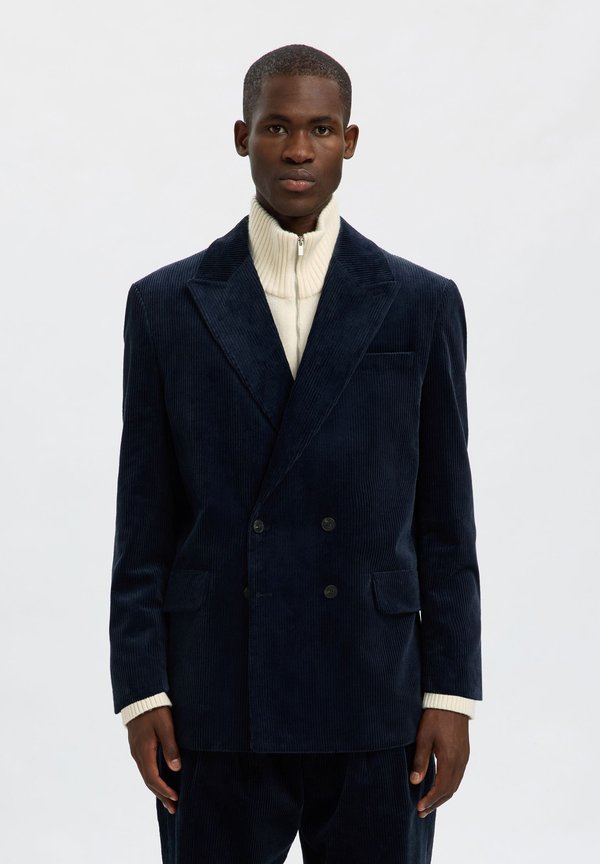 Selected Double breasted corduroy