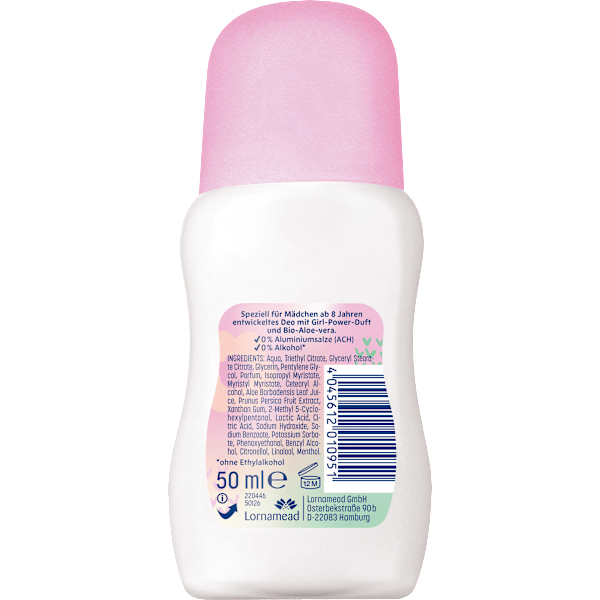 Deo Roll-on Girl-Power-Duft, Mein erstes Deo CD