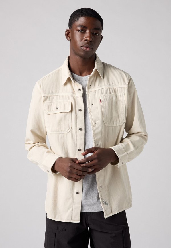 Levi's® AUBURN WORKER - Shirt - harp silver birch garment dye