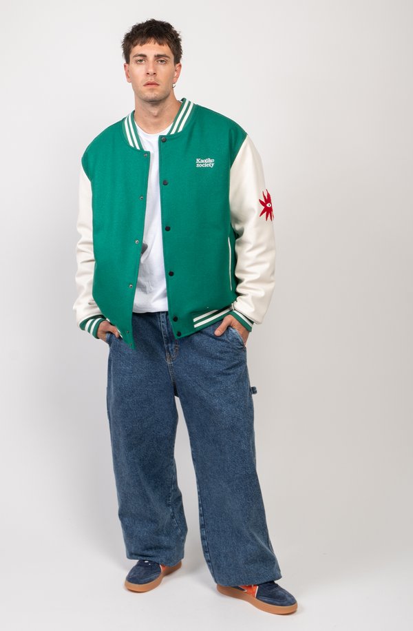 Kaotiko JACKET BASEBALL TRICKY LOVE UNISEX