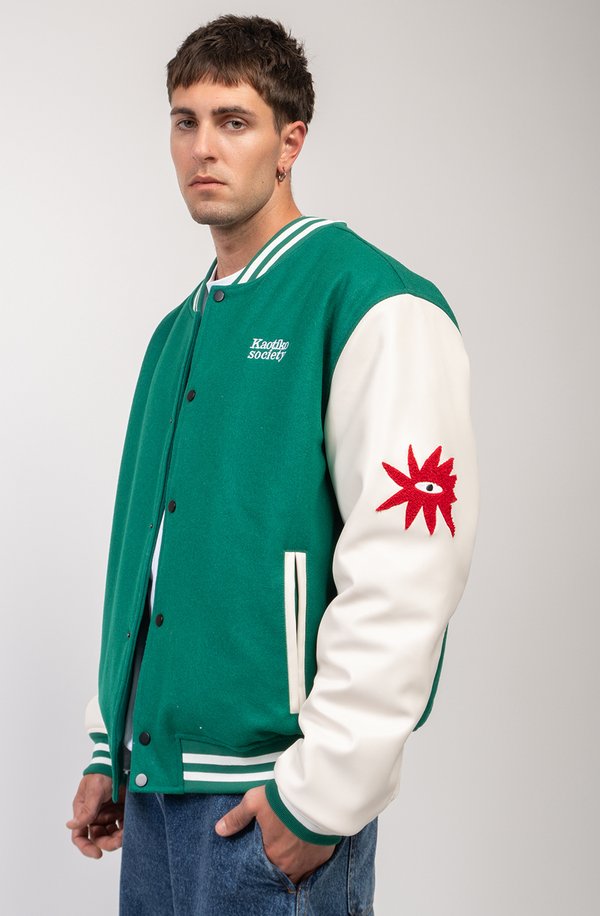 Kaotiko JACKET BASEBALL TRICKY LOVE UNISEX