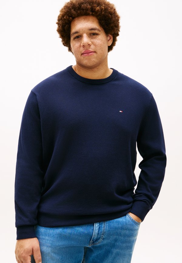 Tommy Hilfiger PIMA - Jumper - navy blue