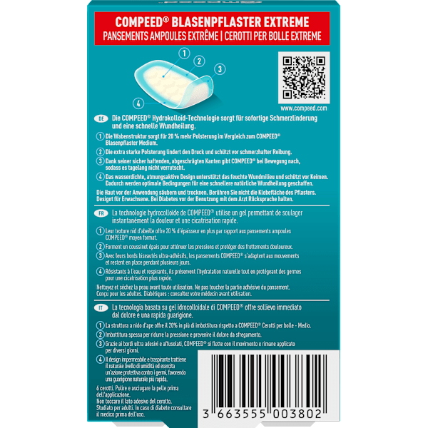 Blasenpflaster extreme Compeed