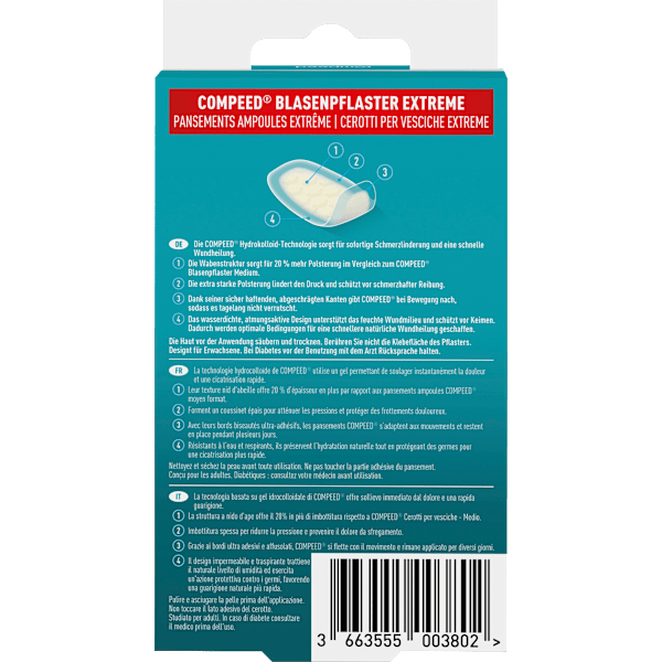 Blasenpflaster extreme Compeed
