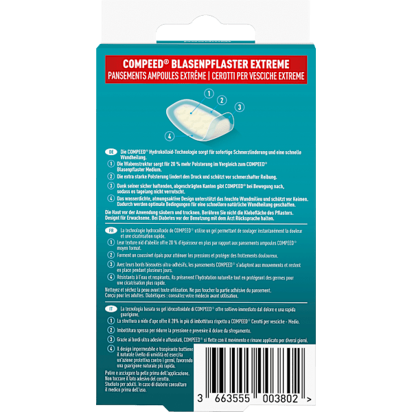 Blasenpflaster extreme Compeed