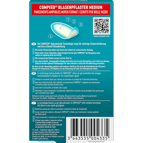Blasenpflaster Medium Vorteilspack Compeed
