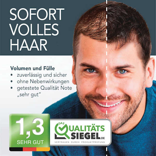 Streuhaar Haarverdichter Mittelbraun Cover Hair
