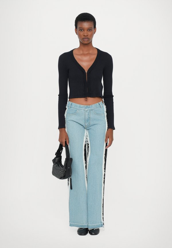 Ksenia Schnaider VINTAGE EFFECT WITH CONTRAST SIDE PANELS