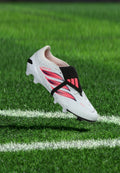 adidas Performance PREDATOR LEAGUE FOLD-OVER TONGUE FIRM GROUND UNISEX - Firm-ground football boots - footwear white/solar turbo/core black