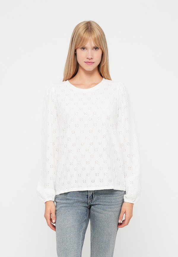 VILA VIASTA O-NECK L/S TOP - NOOS