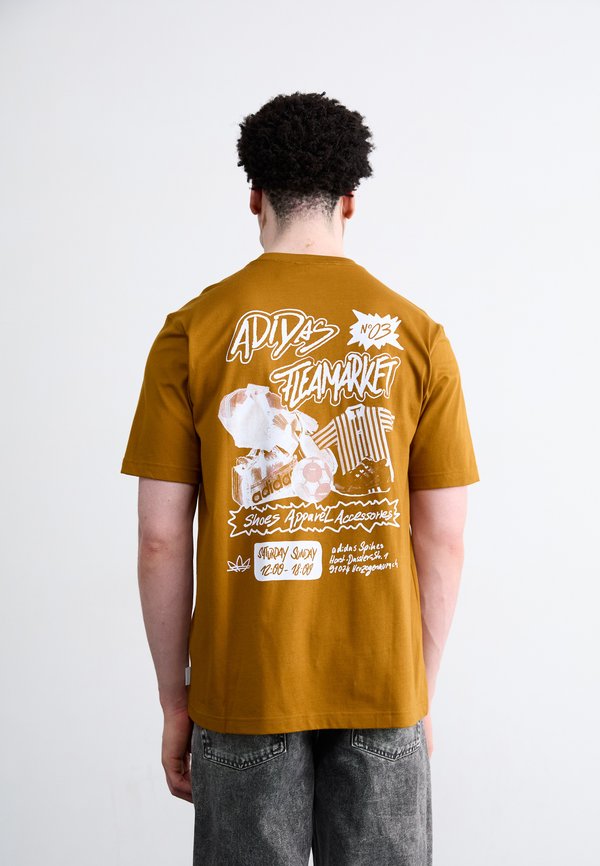 adidas Originals GRAPHIC - Print T-shirt - gold ochre
