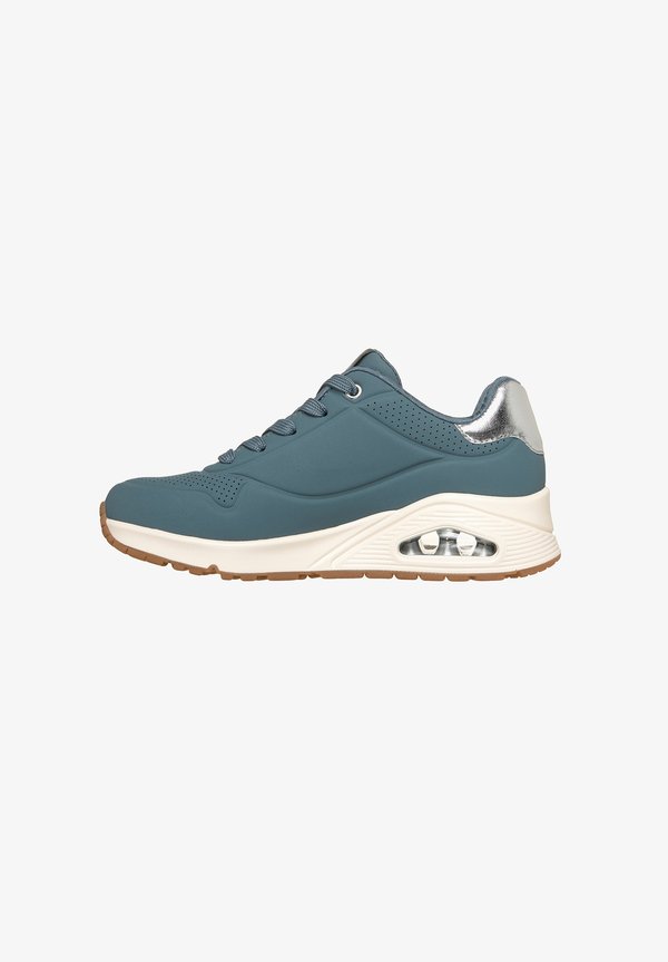 Skechers UNO - Trainers - slate durabuck mesh trim