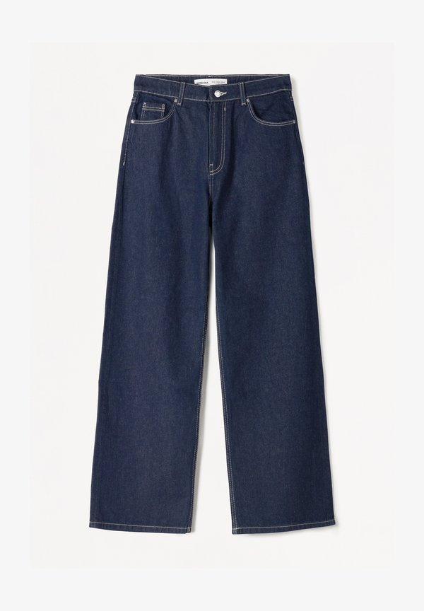 Bershka BAGGY JEANS - Loose Jeans - royal blue