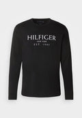Tommy Hilfiger BIG TEE - Long sleeved top - black