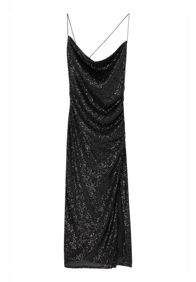 PULL&BEAR SEQUINNED WITH AN OPEN BACK-MIDI
