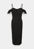 WAL G. SIMAH FRILL MIDI DRESS