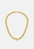 Guess CHAIN LION COIN UNISEX - Necklace - gold-coloured