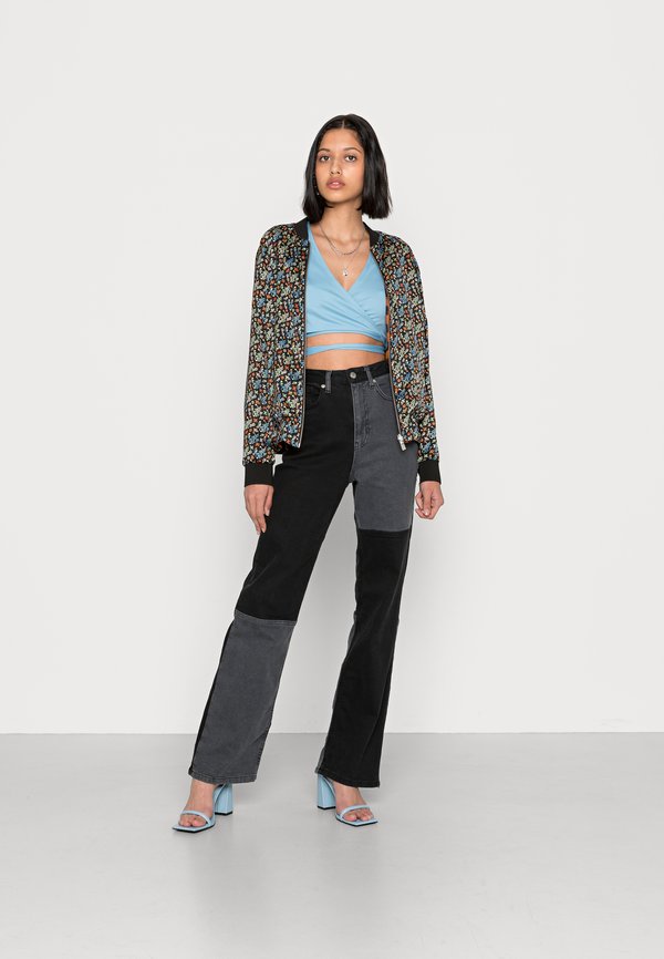 Cotton On CROSS OVER TIE UP LONG SLEEVE TOP