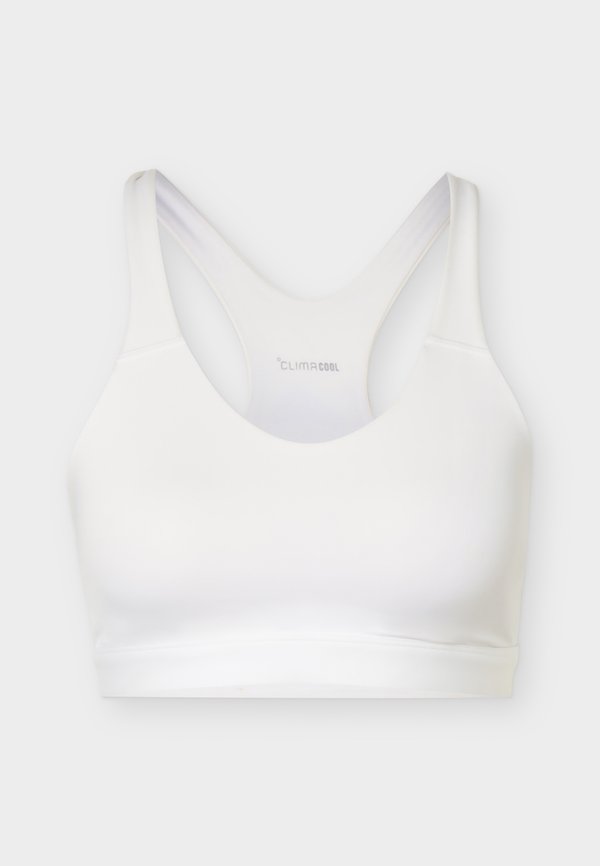 adidas Performance OPTIMÉ ESSENTIALS WORKOUT HIGH SUPPORT BRA - High support sports bra - white